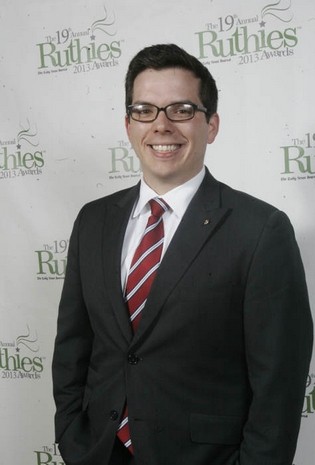 Scott Kimberly in a Black Color Suit Portrait