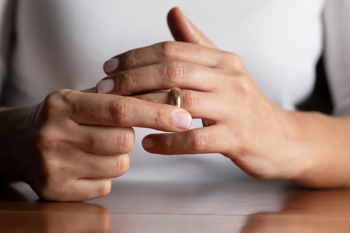 A Man With a Gold Band on a Finger